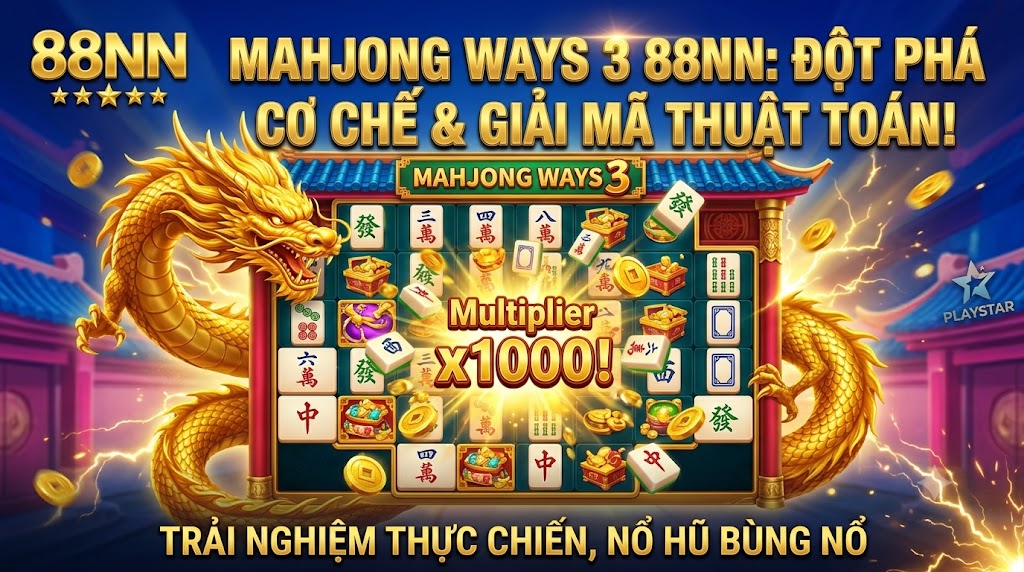 88NN MAHJONG WAYS 3 88NN: ĐỘT PHÁ CƠ CHẾ & GIẢI MÃ THUẬT TOÁN!